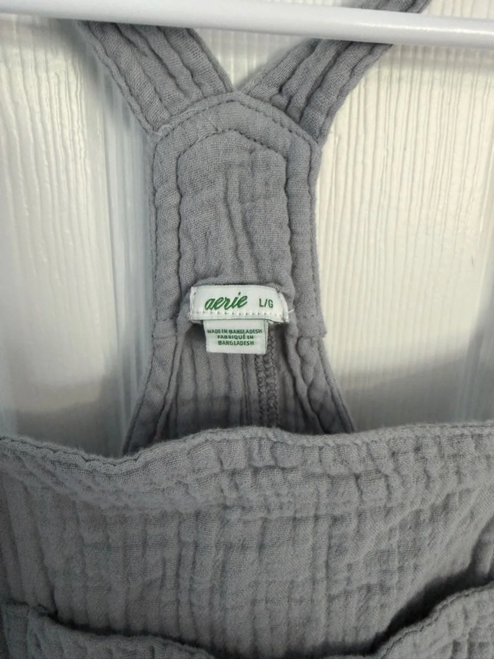 Aerie Lightweight Rolled Leg Jumpsuit Overalls - Picture 2 of 4